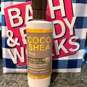 Bath & Body Works Coco Shea Honey Lotion - Brown and Yellow
